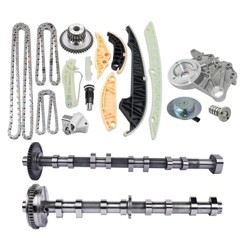 GELUOXI Camshaft & Timing Chain Kit Replacement for 2008-2015 VW Jetta Tiguan GTI Passat CC Beetle Audi A4 Q5 TT 2.0L Part# 06H109021K 06H109022BB 06H109469T 06H109469AD 06H109257A 06H103144J