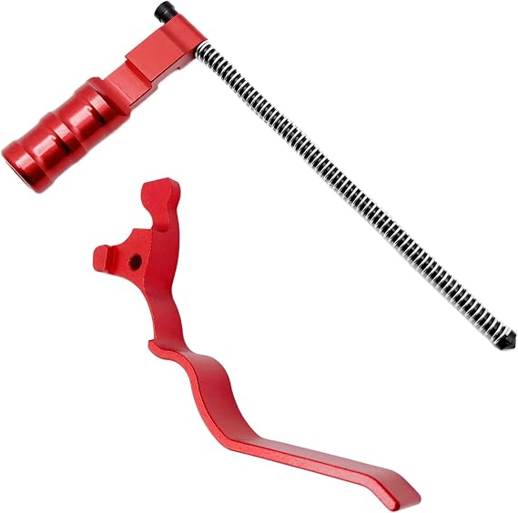 Extended Lever and Handle for 10-22 Combo-Replacement Accessories (Red)