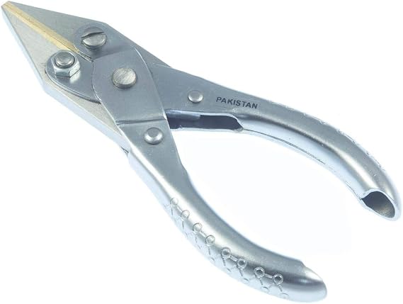 Smooth Brass Jaw Parallel Pliers, 125mm