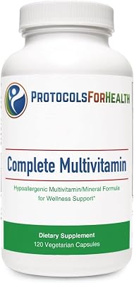 Complete Multivitamin Dietary Supplement - for Wellness Support, 120 Veg Capsules