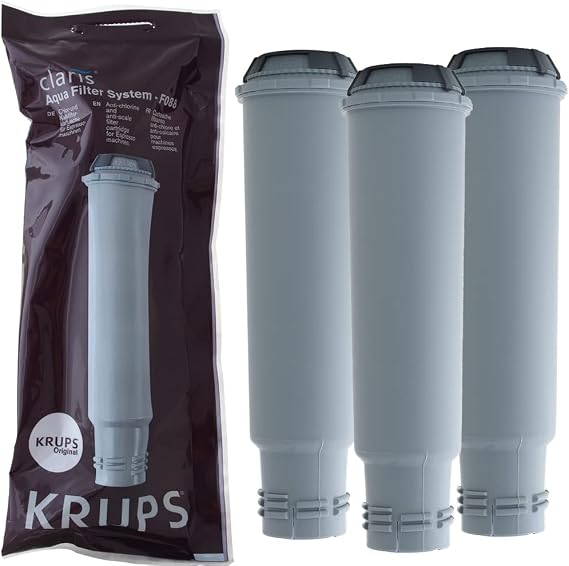 KRUPS F088 Aqua Filter System Water Filtration Cartridge - 3 Pack