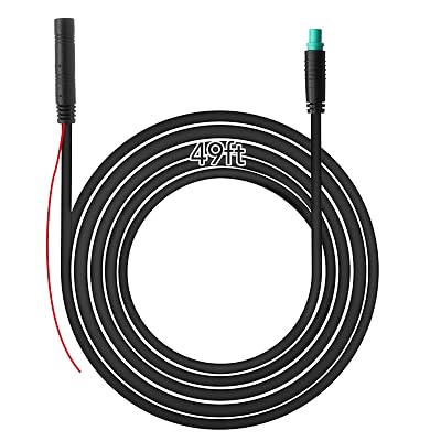 PORMIDO PR998 D50 11X Green 49ft Replacement Rear Camera Exention Cable for Big Vehicles Truck RV Trailer Motorhome