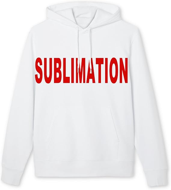 Sumex Sublimation Blanks White Hoodies Sweatshirt Polyester for Heat Press Printing