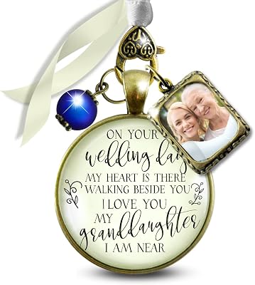 Gutsy Goodness Bouquet Charm On Your Wedding Day Memorial Honoring Mom Or Dad Meaningful Bridal Floral Jewelry Rustic Bronze Pendant
