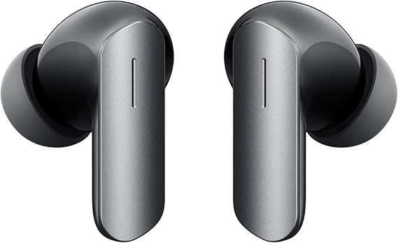 Realme Air 7 True Wireless Earbuds, 52dB Active Noise Reduction, Hi-Res Sound, LHDC, 12.4mm Dynamic Bass Driver, 6 Mics Clear Call, 52H Battery, Bluetooth 5.4, IP55 Water Resistance (Slate Gray)