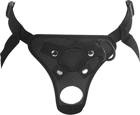 Harness Pants Strapless Panties With Adjustable Belts womens Black