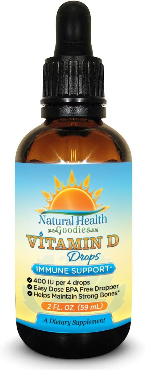 Kids Vitamin D Drops - 2 oz Liquid D3