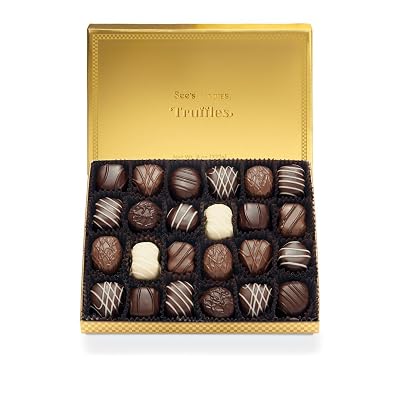 Sees Candies Truffles 1 Pound Pack of 1