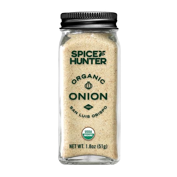 Spice Hunter, Granulated Onion Powder, 100% Organic, 1.8 Ounce