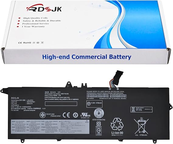 L18L3PD1 L18M3PD1 L18C3PD1 L18M3PD2 L18C3PD2 Laptop Battery for Lenovo ThinkPad T490s T495s T14s 02DL013 02DL014 02DL015 02DL016 5B10W13909 5B10W13910 5B10W13911 5B10W13955 SB10K97653 11.58V 57Wh