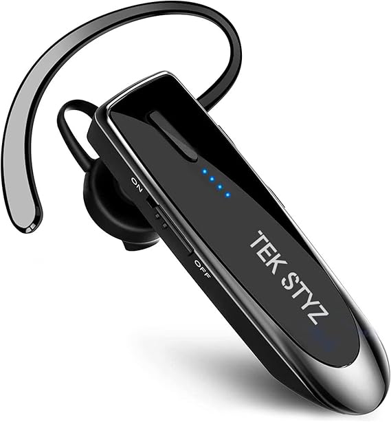 Bluetooth 5.3 Headset Compatible with Blu G72 Max Wireless Earpiece, IPX5 Waterproof, Dual Microphones, Noise Reduction, 60 Days Standby + 22Hrs HD Talk Time!