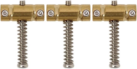 Gotoh In-Tune Compensated Saddles For Tele, Brass, Set of 3