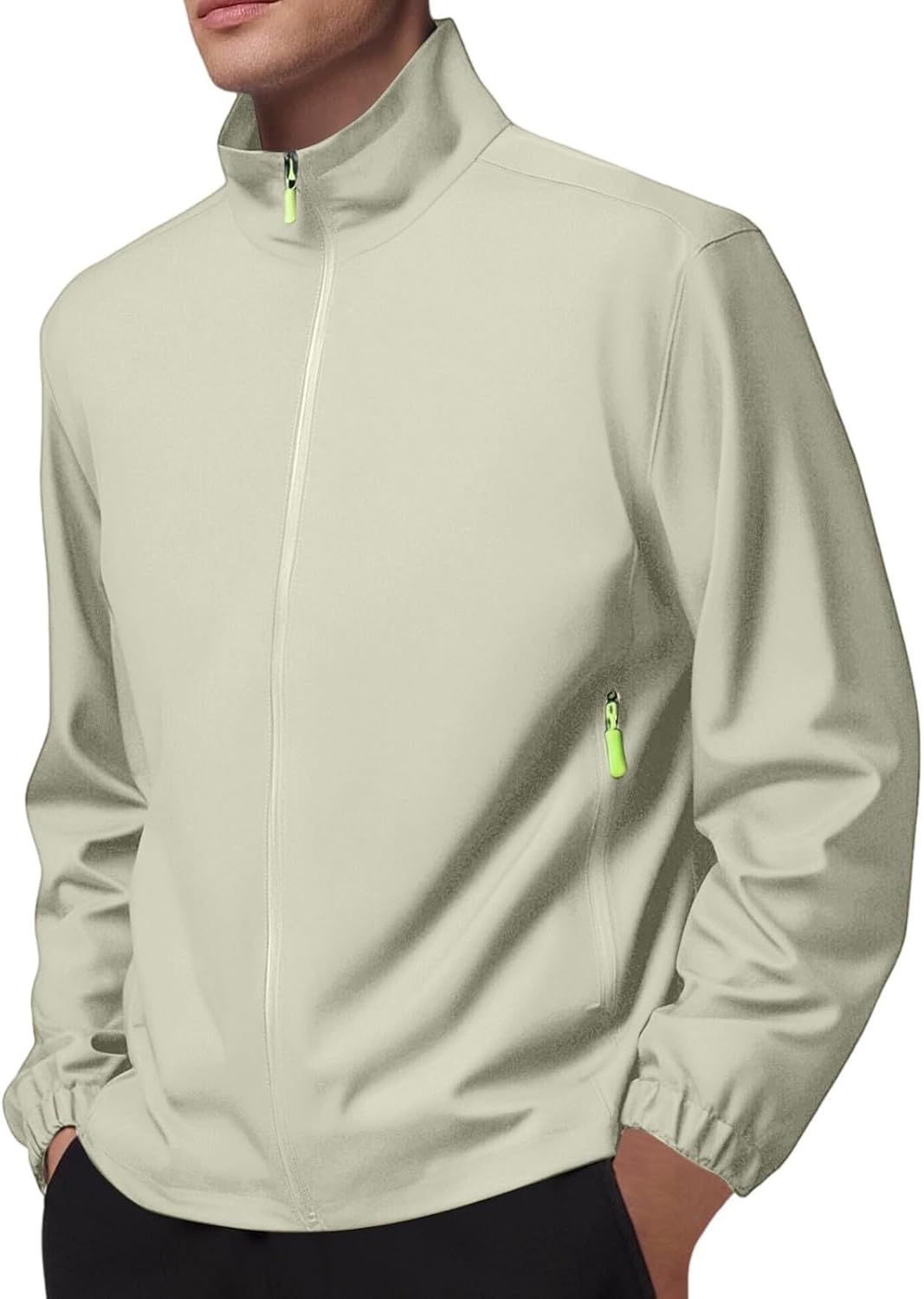 Rain Jacket Men Waterproof Lightweight Windbreaker Hiking Rain Coat Soft Shell Full Up Jacket Outdoor Fishing Jackets
