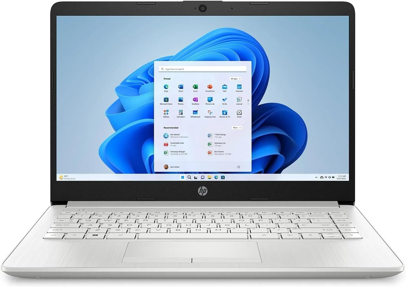 HP Stream 14 WXGA HD 1366x768 Laptop 2025 New | Intel Celeron N4120 4-Core | Intel UHD Graphics | Wi-Fi 5 | 32GB DDR4 64GB SSD | Win11 Pro