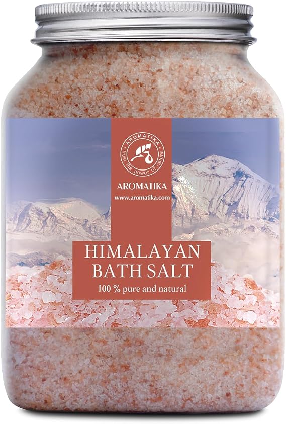 Himalayan Salt Pink Crystal Salt 46 Oz - 100% Pure & Natural - Himalayan Salt for Good Sleep - Stress Relief - Detox Cleanse