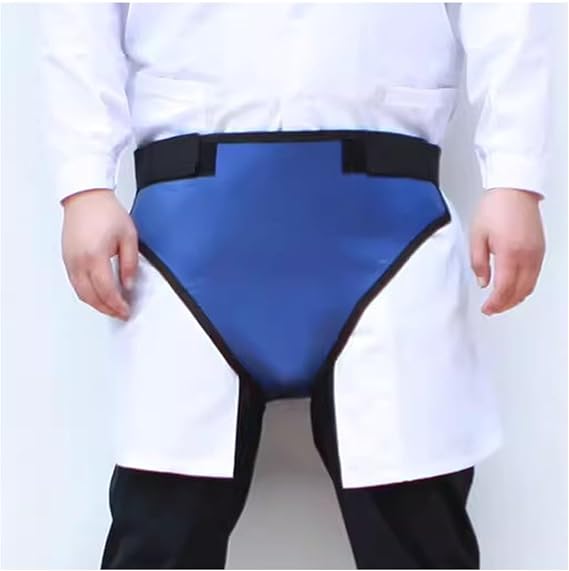 Radiation Resistant Lead Suits for Men, X-ray Shield Lead Underwear, Lightweight Lead Triangle Pants, Adjustable Size(0.5mmpb)