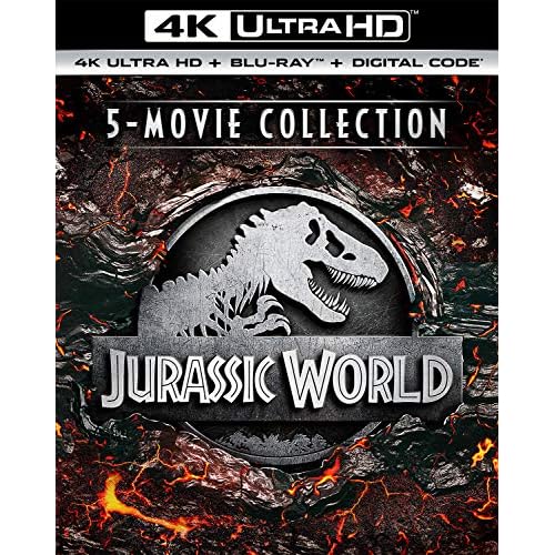 Jurassic World 5-Movie Collection (4K Ultra HD + Blu-ray + Digital)