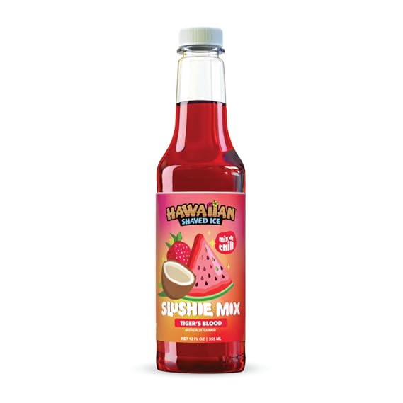 Hawaiian Shaved Ice Tiger's Blood Slushie Syrup, 12 oz