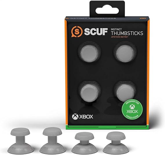 SCUF Instinct コントローラー交換用サムスティック4個・ライトグレー504-601-01-012-NA