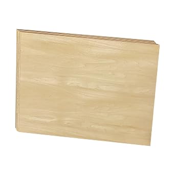9 Pack 1/8 X 18 X 23 Inch Thin Basswood Plywood Sheets for Lasercuting DIY Crafts Project