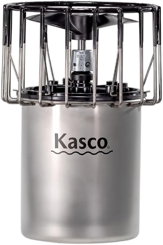 Kasco 3/4HP Lake & Pond De-icer, 120V, 25ft Power Cord | De-icer dock bubbler prevents ice damage to boats & docks, creates open water area for fish & wildlife, easy installation
