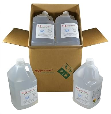 glyCUBE - Propylene Glycol - PG - 4 x 1-Gallon 8 lb 9 oz net wt Each Container - USP - Kosher - Food Grade - Safety Sealed resealable HDPE Container, Microwave Remove foil Seal Safe, Freezer Safe