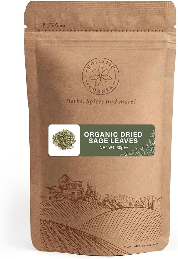 HOLISTIC CORNER Organik Kurutulmuş Adaçayı Yaprakları | 30g
