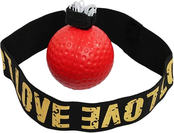 Boxing Ball Equipment - Boxing Training Ball, Boxer Reflex Ball, Boxing Reflex Ball Headband Set, Beginners Friendly Reflex Ball Headband, Boxing Trainer Boxing Gym Equipment Other Sports
