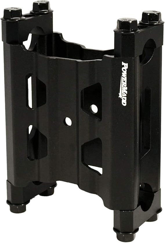 PowerMadd"Wide Pivot Riser 4"" (with clamps & bolts)", black