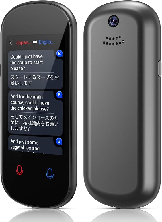 Language Translator Device No WiFi Needed, 138 Languages Two Way Real-Time Voice Translation with 3HD Touch Screen, Instant Translator Support Offline/Recording/Photo Translation for Travel Business