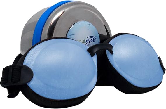EyeEco Tranquileyes Mini Sleep Eye Mask, Blue - Not One-Size-Fits-All
