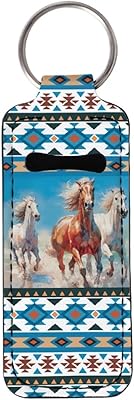 Neoprene Chapsticks Holder for Lipstick, Lip Balm Gloss Holder for Women Lippy Clip Chapstick Keychain Car Keychain