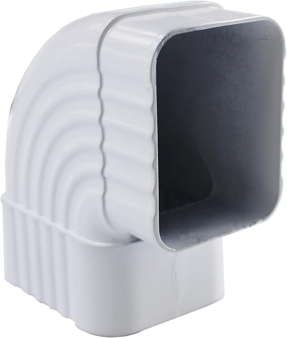 90 Gutter Elbow 2x3 Aluminum Downspout Elbow Roofing Gutter downspout (1Pcs)