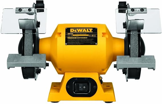 DEWALT 6 Inch Bench Grinder, 3,450 RPM (DW756)