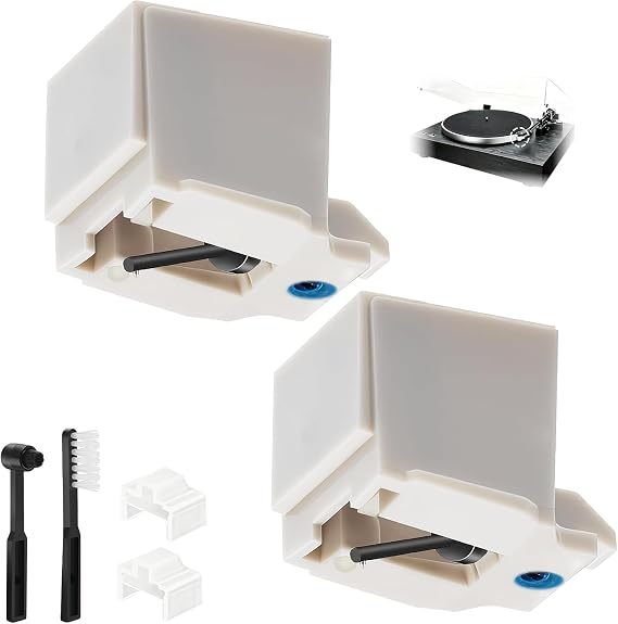 ATN3600L-ATN3600LC Record Player Needle - Diamond Conical Replacement Stylus Compatible with Audio-Technica AT-LP60 Series, AT-LP60X, AT-LP60XBT and Sound Burger Turntable(2 Pack)