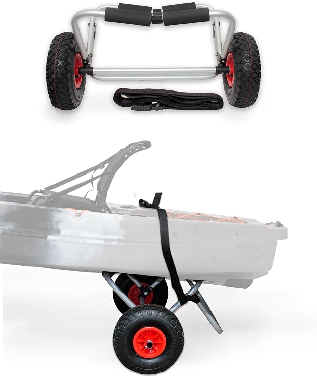 BKC Brooklyn UH-KC271 Kayak Cart, All-Terrain Tires