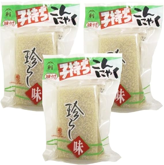 Komochi konnyaku 190g 6.7 oz 3-piece set konjac fish roe Fujiri Foods local gourmet