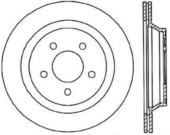 StopTech 127.61046L Sport Drilled/Slotted Brake Rotor (Rear Left), 1 Pack