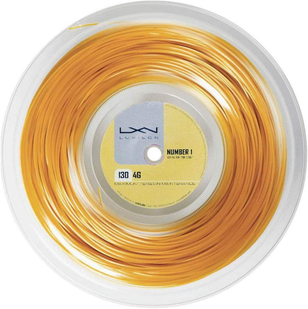 Luxilon Wilson 4G 125 Reel, Gold, 200m16L-Gauge
