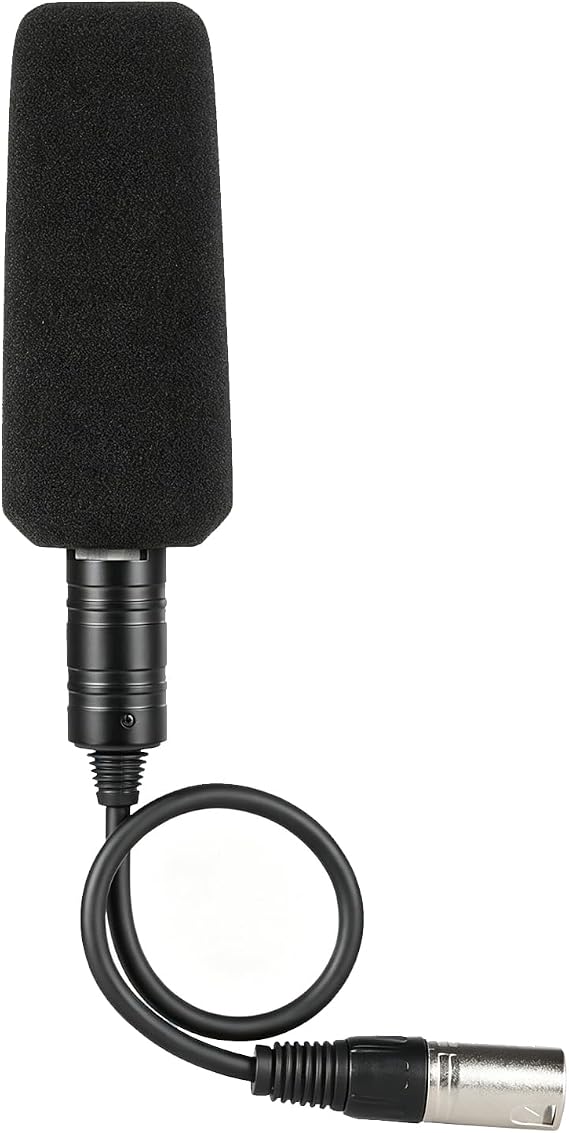 Andoer Video Recording Interview Photography Stereo Condenser Unidirectional Microphone Mic for Sony Panosonic Camcorders-XLR Interface