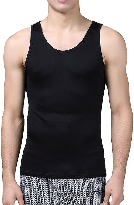 Paradise Silk Pure Silk Knit Mens Tank Top Solid US S M L