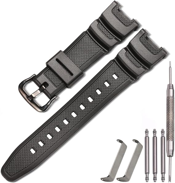 Resin watch band Replacement for Casio SGW-100 Waterproof sports watch strap