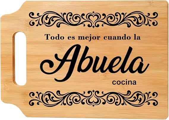 Abuela Cutting Board Gift - Kitchen Wall or Counter Decor