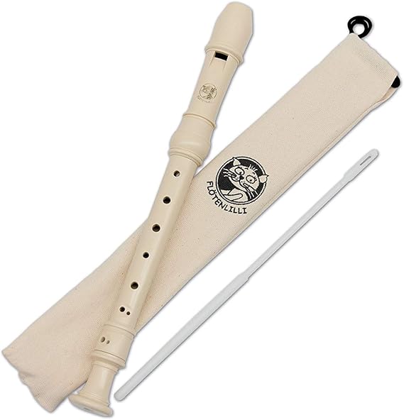 CASCHA EH 3908 Lilli's Recorder Set with Bag & Cleaning Rod (German Fingering)