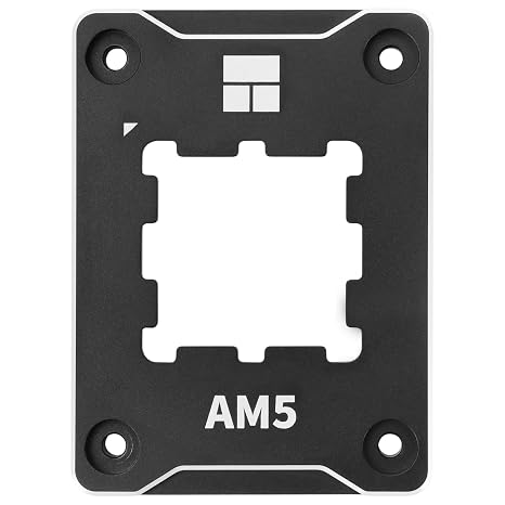 Thermalright AM5 Secure Frame Black V2 CPU Holder, AM5 Corrective Anti-Bending Fixing Avoiding capacitors, AM5 Secure Frame, AM5 Anti-Bending Contact Frame(ASF Black V2)