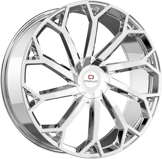 Cavallo CLV-51 20x8.5 5x112/5x4.5" +35mm Nano Chrome Wheel Rim 20" Inch CLV-51208551121143+35NC