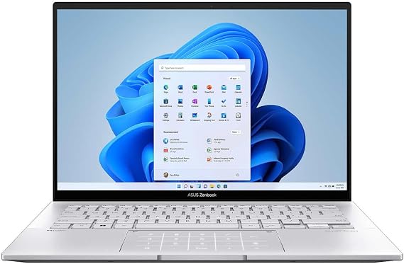 ASUS Zenbook 14 OLED Laptop, Intel 14-Core i9-13900H, 14" 2.8K Touchscreen, Intel Iris Xe Graphics, 16GB LPDDR5 1TB SSD, Backlit Keyboard, Fingerprint, Thunderbolt 4, WiFi 6E, Win11 Home