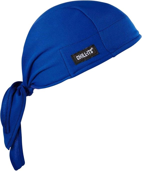 Ergodyne Chill Its 6615 High-Performance Bandana Do Rag - Terry Cloth Sweatband