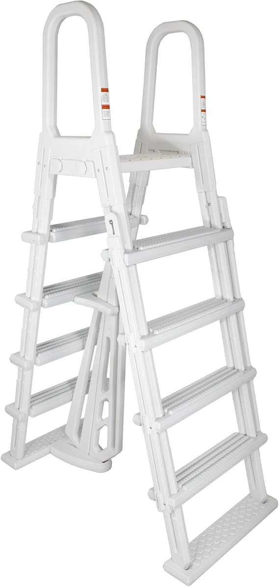 Blue Wave A-Frame Flip-Up Pool Ladder for Above Ground Pools