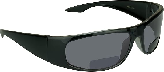 proSPORT Bifocal Sunglass Readers Sports 180 Wrap Full Frame Wind Proof Driving Motorcycle Outdoor Men Women +150 to +350